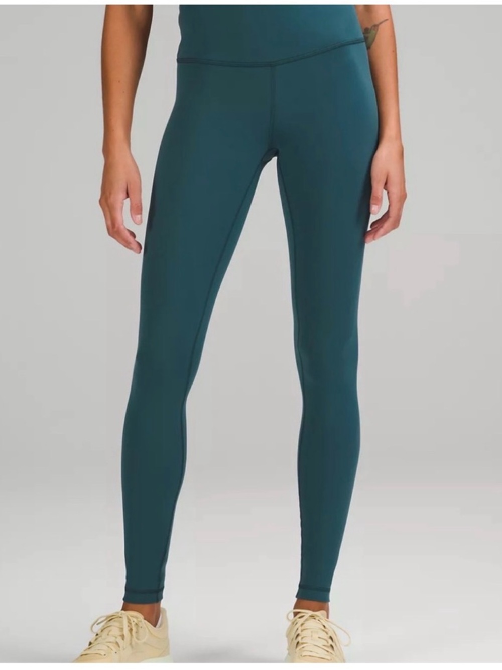 lululemon athletica Wunder Train Green Jasper High-Waist Leggings Sz 6